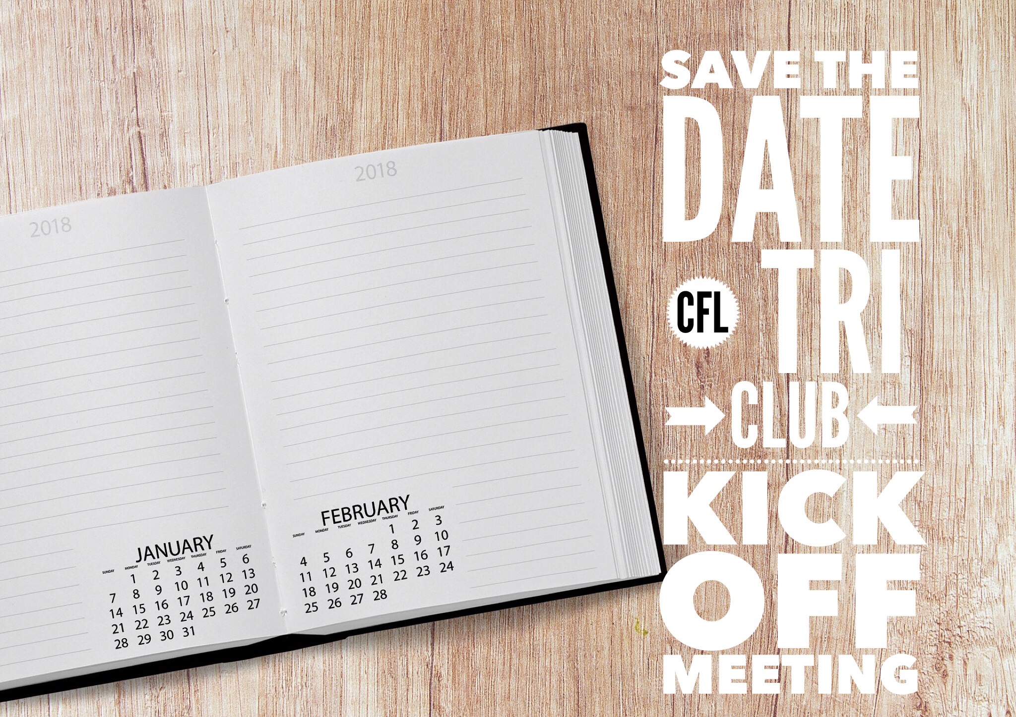 Save The Date – CFL Tri Club Kick Off Meeting