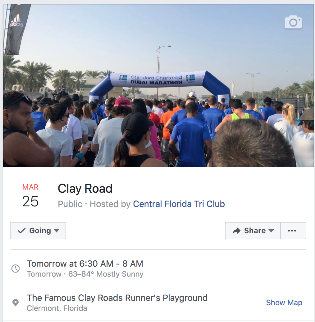 Sunday – Clay Road