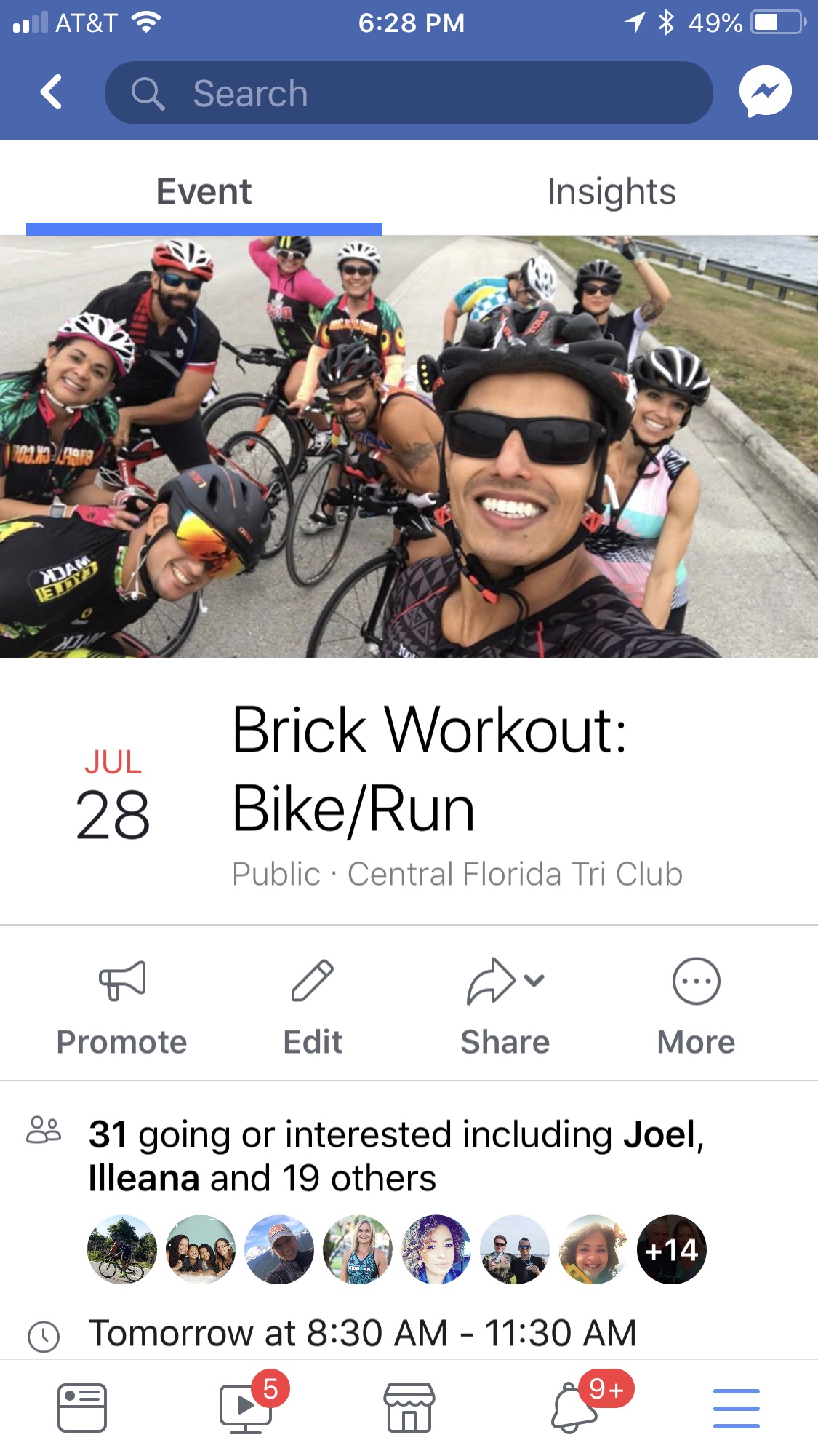 Saturday – Bike / Run Brick