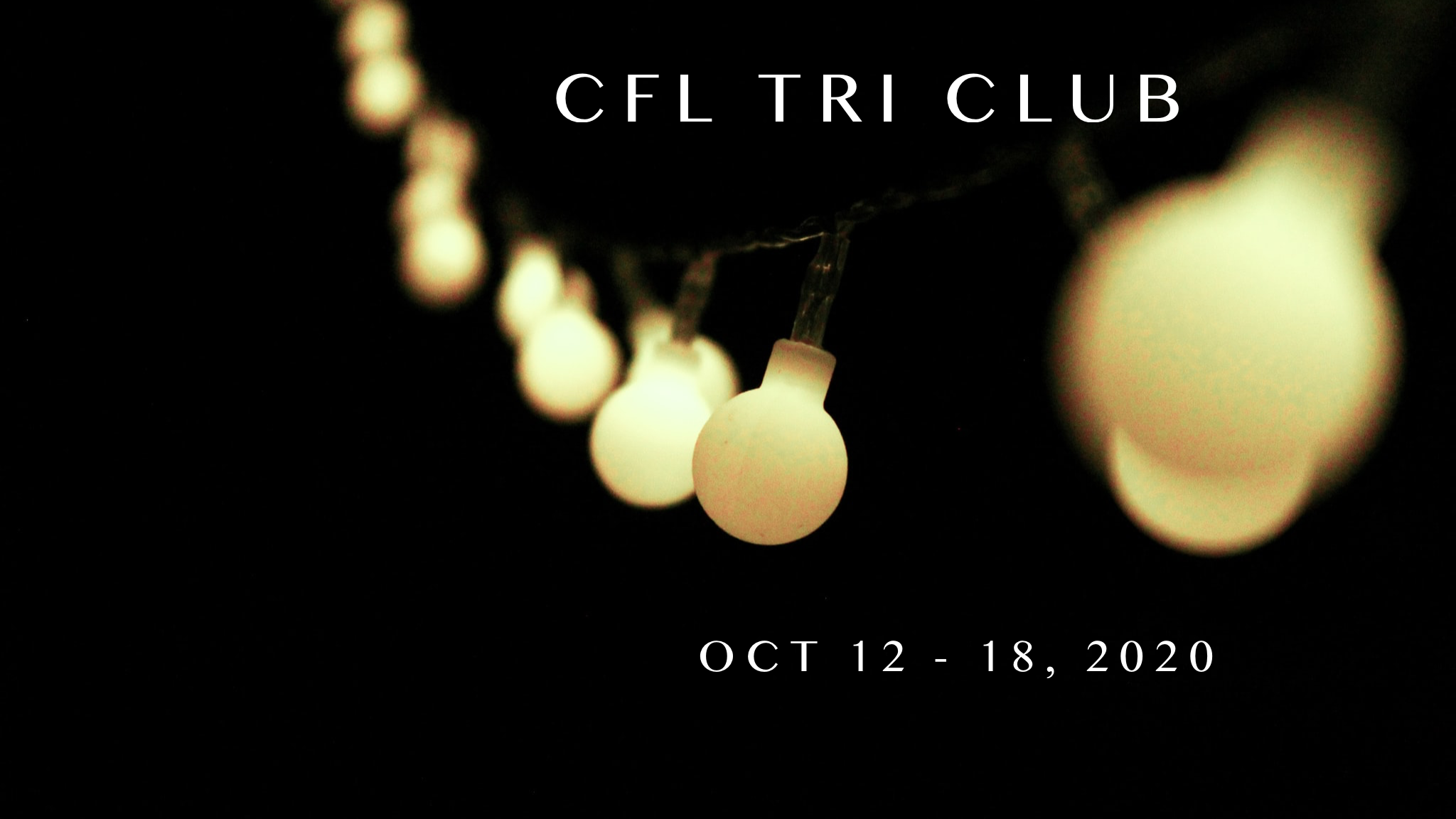 Week of October 12 – 18, 2020