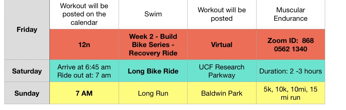 Weekend of August 20 – 22, 2021