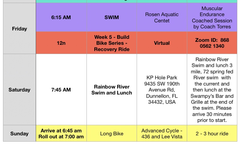 Weekend of Sept 17 – 19, 2021