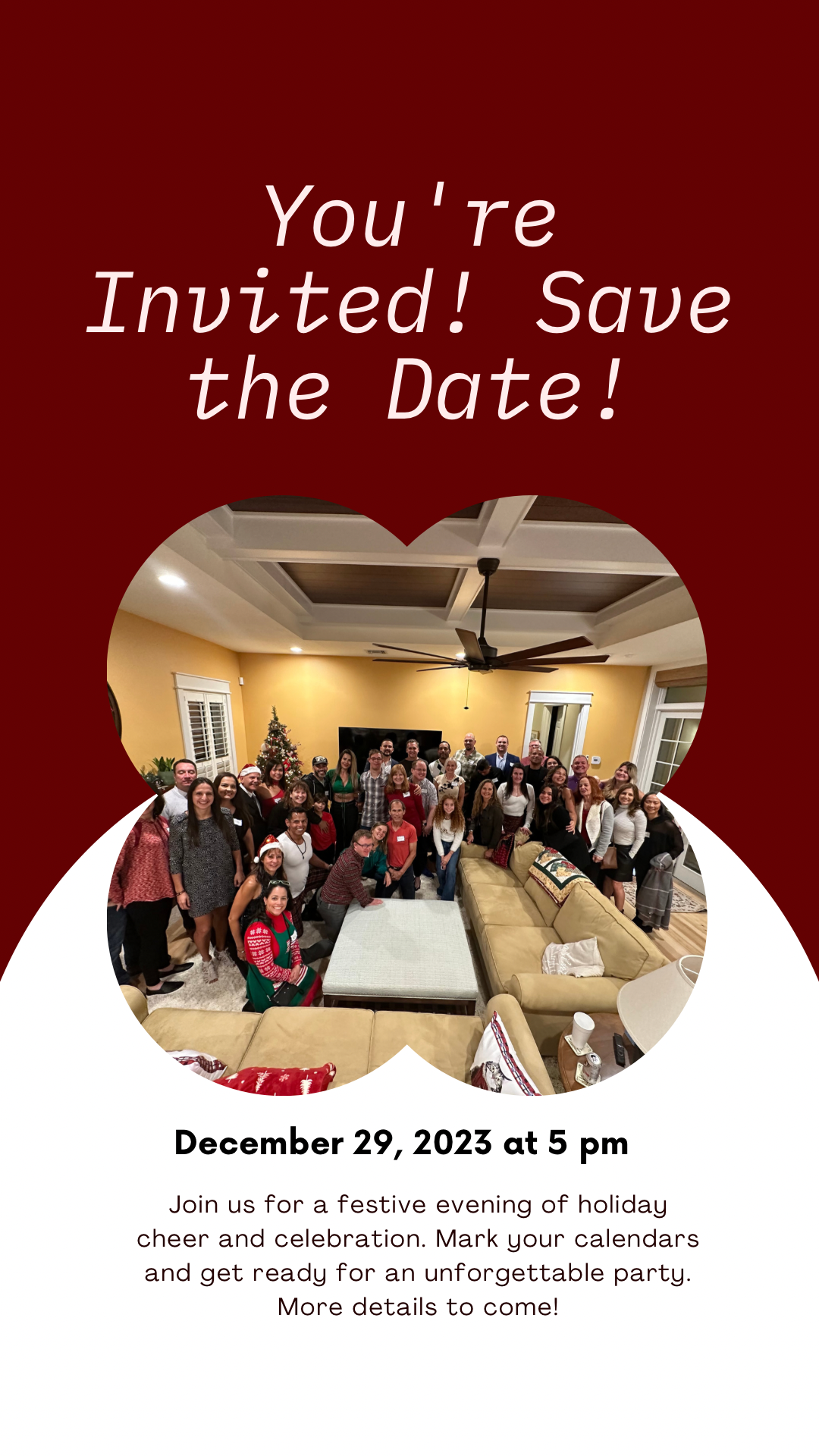 2023. Save The Date – Holiday Party