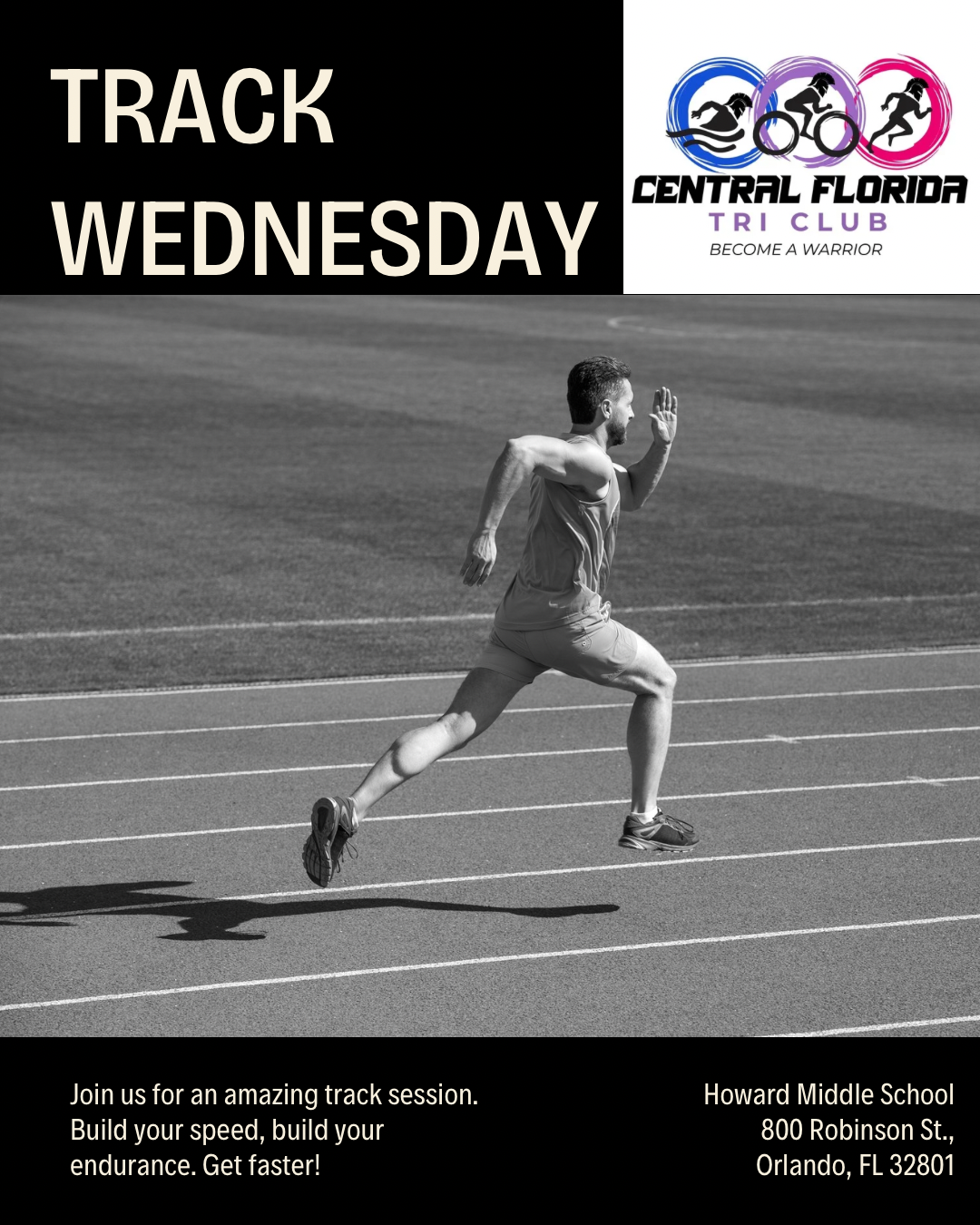 Reminder: Track Session Tonight at 6:30 PM