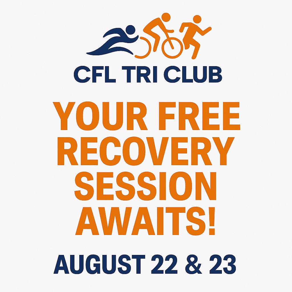 CFL Tri Club – Your TECAR Recovery Session Awaits! August 22 & 23, 2025