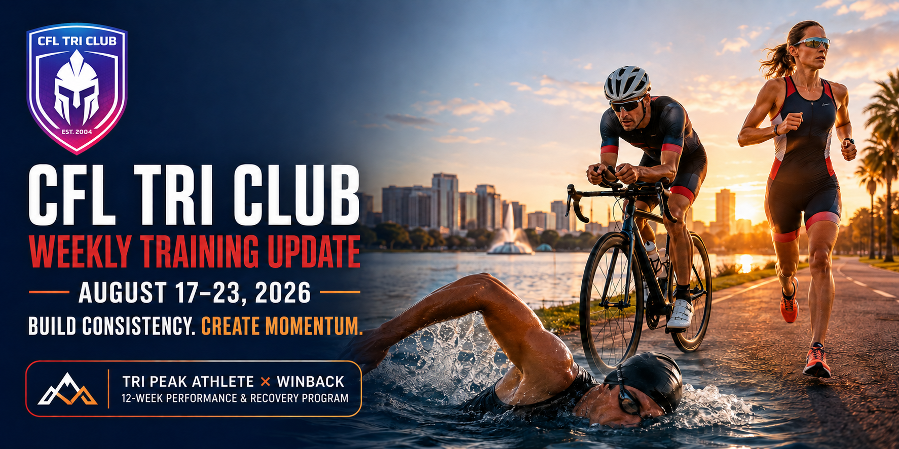 CFL Tri Club Weekly Update | August 17–23, 2026 | Coach Hector Torres