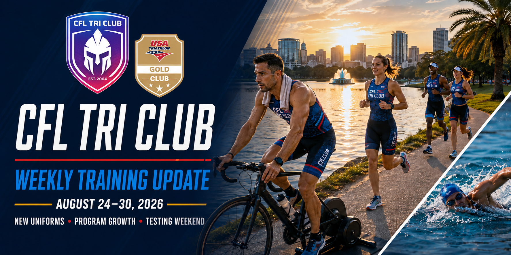 CFL Tri Club Weekly Training Update | August 24–30, 2026