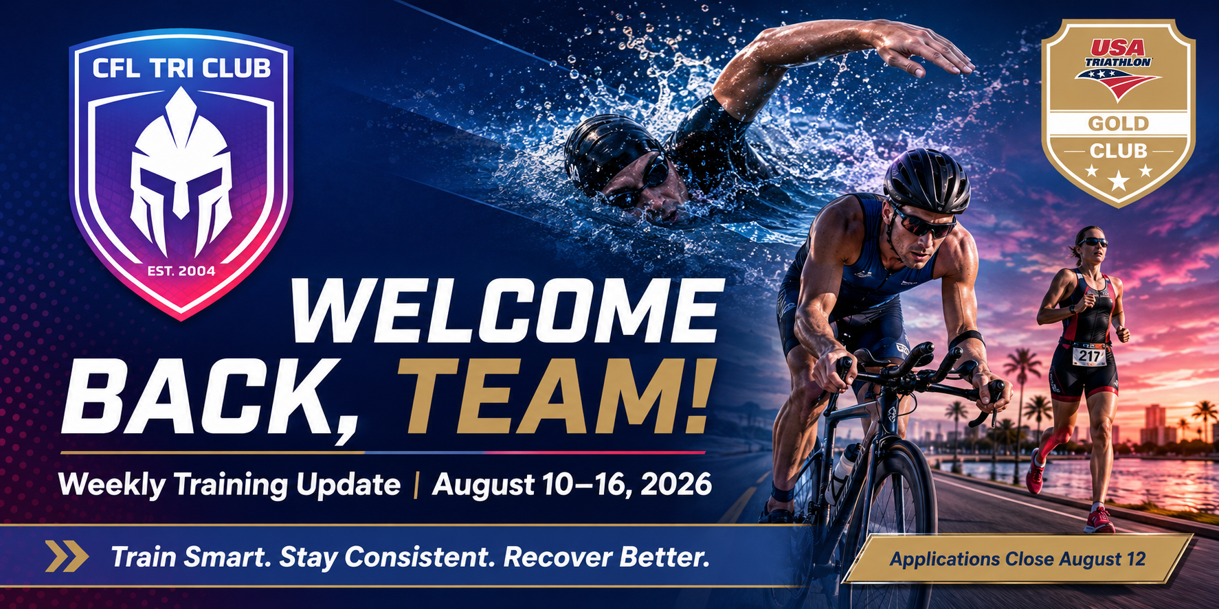 Weekly Triathlon Training Update | August 10–16, 2026